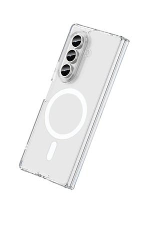 Newface Samsung Galaxy Z Fold 7 Kılıf Magneticsafe Şeffaf Silikon - Şeffaf