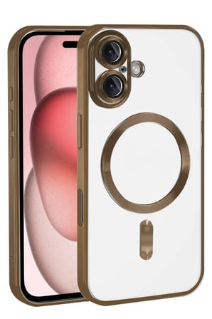 Newface Apple iPhone 17 Kross Magneticsafe Kapak - Çöl Titanyum