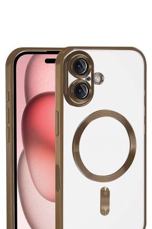 Newface Apple iPhone 17 Kross Magneticsafe Kapak - Çöl Titanyum
