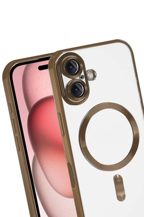 Newface Apple iPhone 17 Kross Magneticsafe Kapak - Çöl Titanyum