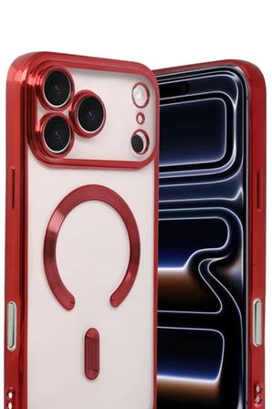 Newface Apple iPhone 17 Pro Kross Magneticsafe Kapak - Kırmızı