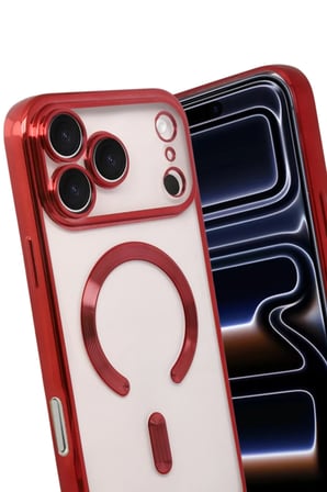 Newface Apple iPhone 17 Pro Kross Magneticsafe Kapak - Kırmızı