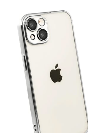Newface Apple iPhone 15 Razer Lensli Silikon - Titan Gri