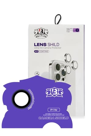 Newface Apple iPhone 17 Air Bilvis Titan Kamera Lens - Lacivert