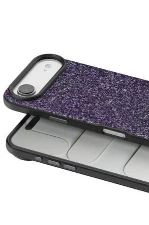 Onegif Apple iPhone 17 Air Bright Simli Kapak - Derin Mor