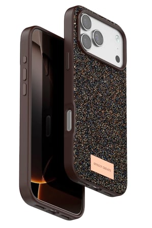 Onegif Apple iPhone 17 Pro Max Bright Simli Kapak - Gold