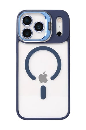 Joko Apple iPhone 17 Pro Remim Lensli Magsafe Standlı Kapak - Lacivert