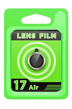 Newface Apple iPhone 17 Air Raze Metal Kamera Lens - Gold