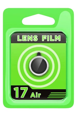 Newface Apple iPhone 17 Air Raze Metal Kamera Lens - Gümüş