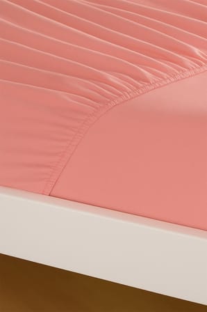 %100 PAMUKLU ÇİFT KİŞİLİK ÇARŞAF TAKIMI-Pembe