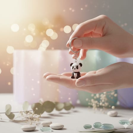 Anahtarlık- Panda 3'lü Set