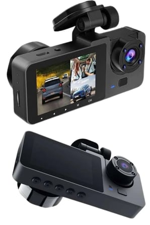 Sayarmarkt 1080P Full HD 3'lü Araç İçi Kamera G-Sensörlü Gece Görüşlü 170 Derece Geniş Açı 256 GB Desteği