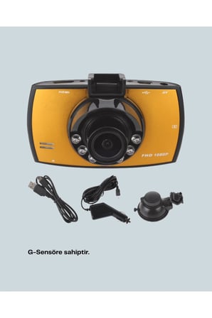Full HD Ön Araç Kamerası G Sensörlü Akıllı Kayıt