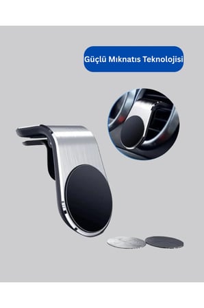 Kalorifer Izgarasına Takılan Manyetik Telefon Tutucu Sarsıntısız