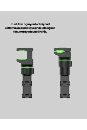 Ayarlanabilir Dikiz Aynası Telefon Tutucu Sağlam Gövde