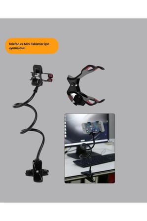 Sayarmarkt Akrobat Telefon Standı Masaüstü Siyah