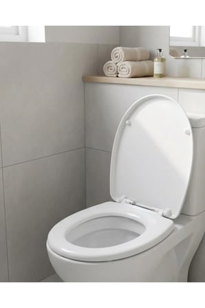 Dayanıklı Klozet Kapağı Universal Model Kolay Kurulum Hijyenik Banyo Ürünü