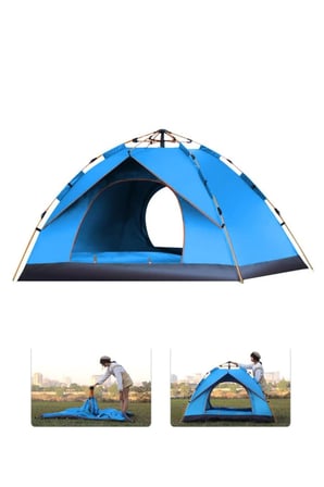 Su Geçirmez Kamp Çadırı Otomatik Kurulum 2 3 Kişilik Outdoor Çadır