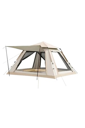 Büyük Aile Kamp Çadırı 240x240x160 cm Gölgelikli 6 Kişilik Outdoor Çadır