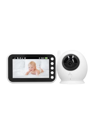 Sayarmarkt Bebek Kamerası Büyük Ekranlı Canlı İzleme Kablosuz 2.4 GHz