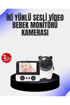 Sayarmarkt Bebek Gözetim Kamerası Full HD 200m Kablolu - Kablosuz Wifi
