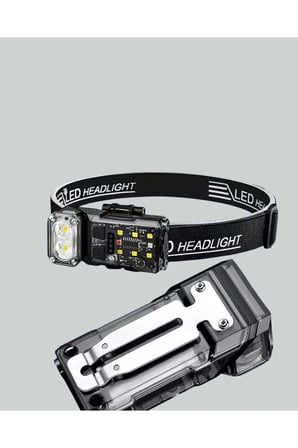 3 Fonksiyonlu LED Far El Feneri ve Çalışma Lambası Uzun Ömürlü