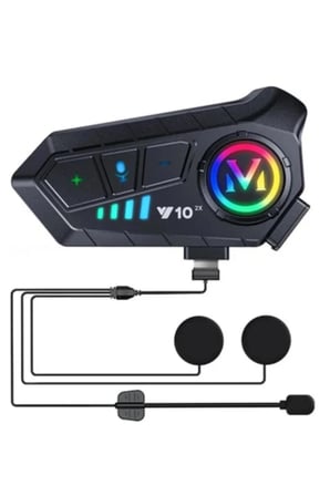 Sayarmarkt Y10 Motorsiklet Intercom Çok Renkli 1000 Metre IPX6