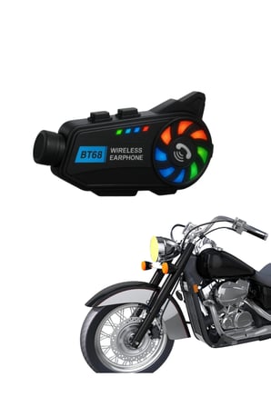 Geniş Açılı Lensli Motosiklet Kamera Seti Mobil Uygulama Destekli Kayıt Sistemi