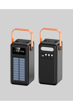 Solar Güneş Enerjili Powerbank Çok Girişli Hızlı Şarj Destekli
