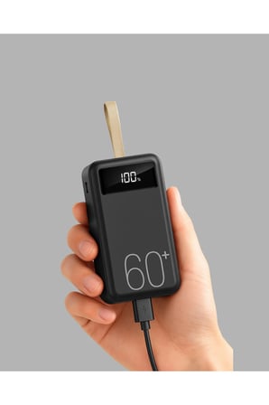 4 Çıkışlı Hızlı Şarj Destekli Taşınabilir Powerbank
