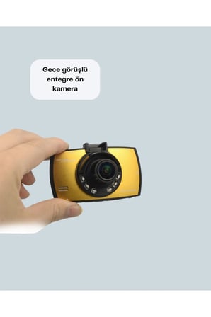 HD Araç DVR Kamera Hareket Algılama ve G Sensörlü