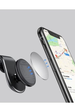Kalorifer Izgarasına Takılan Manyetik Telefon Tutucu Sarsıntısız