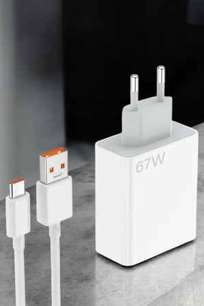 Sayarmarkt 67W Type-C Adaptör ve Kablo Seti Turbo Hızlı Şarj