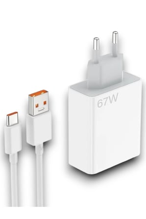 Sayarmarkt 67W Şarj Cihazı Adaptör ve Kablo USB Type-C
