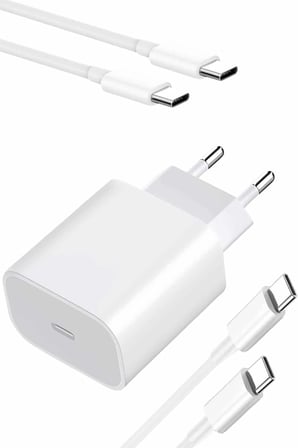 Sayarmarkt 25W Type-C Şarj Cihazı Beyaz iPhone Uyumlu