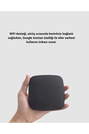 Sayarmarkt Android Auto & CarPlay Box Araç İçi Multimedya Kablosuz Bağlantı Adaptörü 5.8GHz WiFi Bluetooth 5.0