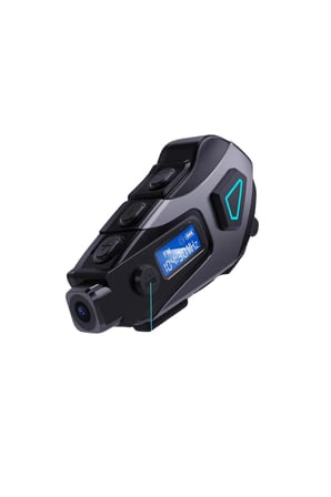 Uzun Pil Ömürlü Motosiklet Kask Bluetooth Kulaklık Kamera ve Sesli Komut Destekli