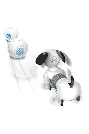 Robo Dackel Junior Işıklı Sesli Yürüyen Robot Köpek - 26 Cm E Kadar Uzayabiliyor