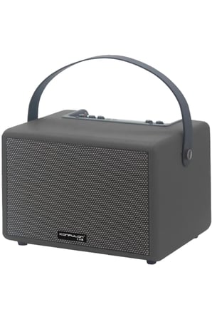 Konfulon F31 50W Sürücülü 2 Adet Mikrofonlu BT 5.2 Kablosuz Hoparlör - Siyah