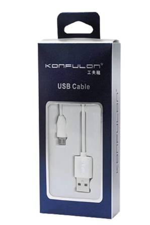 Konfulon S02 Micro USB Kablo 1M 2.4A