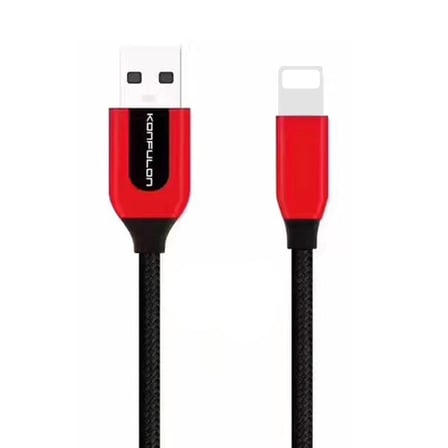 Konfulon S51 Lightning Kablo iphone Uyumlu 1M 3A - Siyah