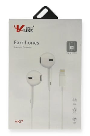 Vlike VK i7 Lightning Bluetooth Kablolu Kulaklık
