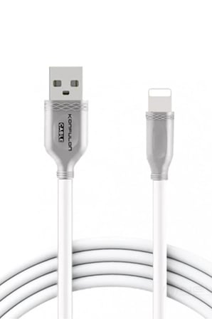 Konfulon S48 Lightning Kablo iphone Uyumlu 1M 3A - Beyaz
