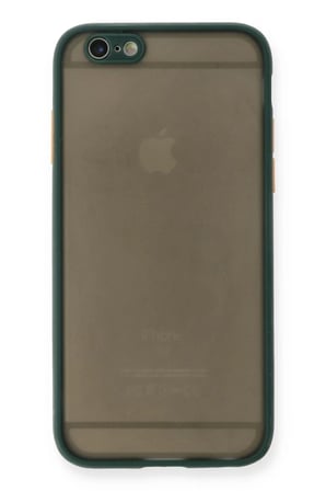 Newface Apple iPhone 6 Kılıf Montreal Silikon Kapak - Yeşil