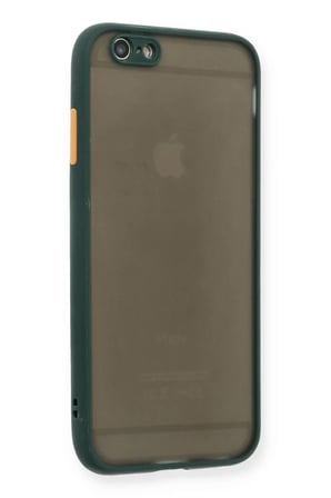 Newface Apple iPhone 6 Kılıf Montreal Silikon Kapak - Yeşil