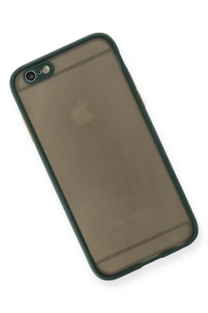 Newface Apple iPhone 6 Kılıf Montreal Silikon Kapak - Yeşil