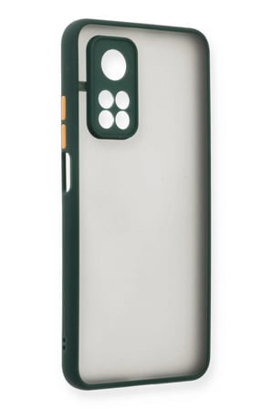 Newface Xiaomi Mi 10T Kılıf Montreal Silikon Kapak - Yeşil