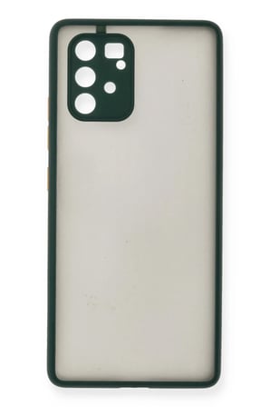 Newface Samsung Galaxy A91 / S10 Lite Kılıf Montreal Silikon Kapak - Yeşil