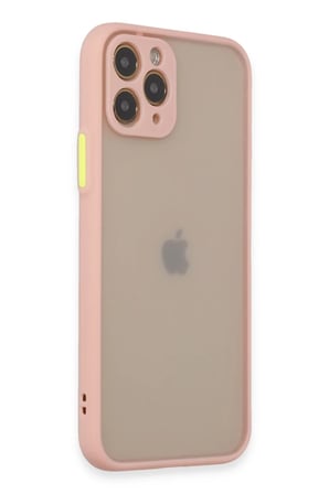 Newface Apple iPhone 11 Pro Kılıf Montreal Silikon Kapak - Pembe