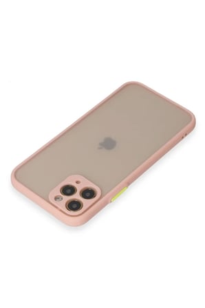 Newface Apple iPhone 11 Pro Kılıf Montreal Silikon Kapak - Pembe